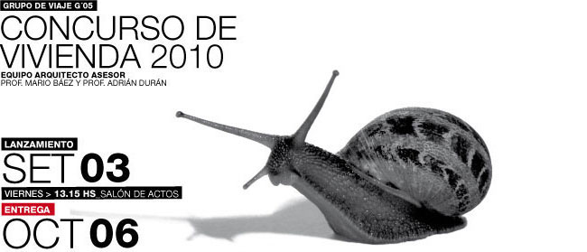 Concurso de Vivienda 2010 - Lanzamiento 3 de Setiembre de 2010
