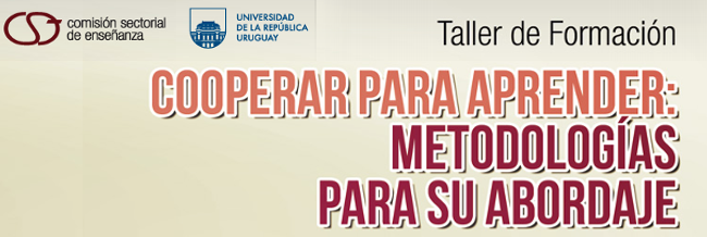 Taller de formación: “Cooperar para aprender: metodologías para su abordaje”