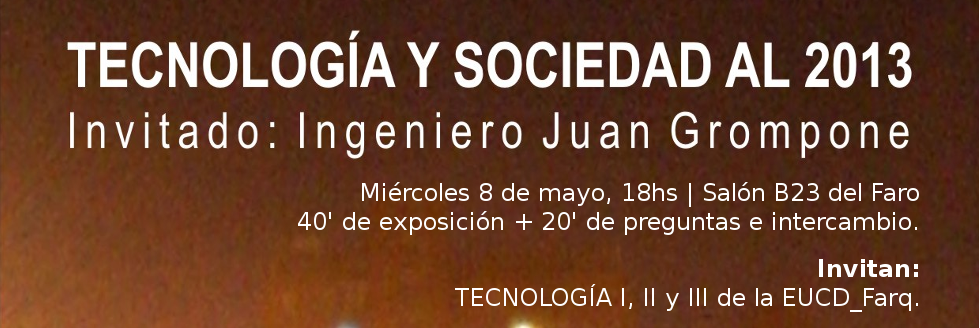 Tecnología y Sociedad al 2013