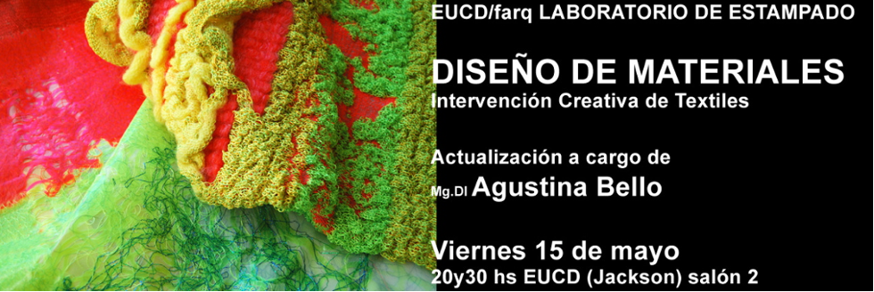#caption-1 Diseño de materiales | Intervención Creativa de Textiles