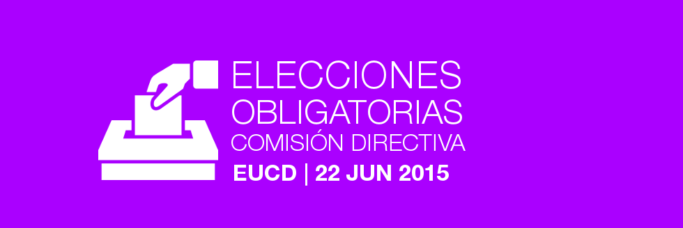 Elecciones obligatorias EUCD: 22 de junio 2015