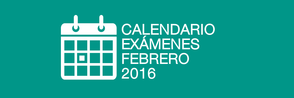 #caption-1 Calendario de exámenes período FEBRERO 2016