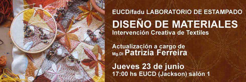 #caption-1 DISEÑO DE MATERIALES: Intervención Creativa de Textiles