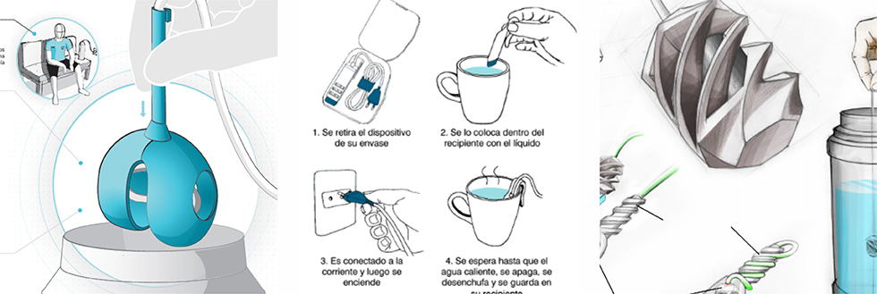 #caption-1 Muestra | Diseño de piezas plásticas: dispositivo para calentar agua