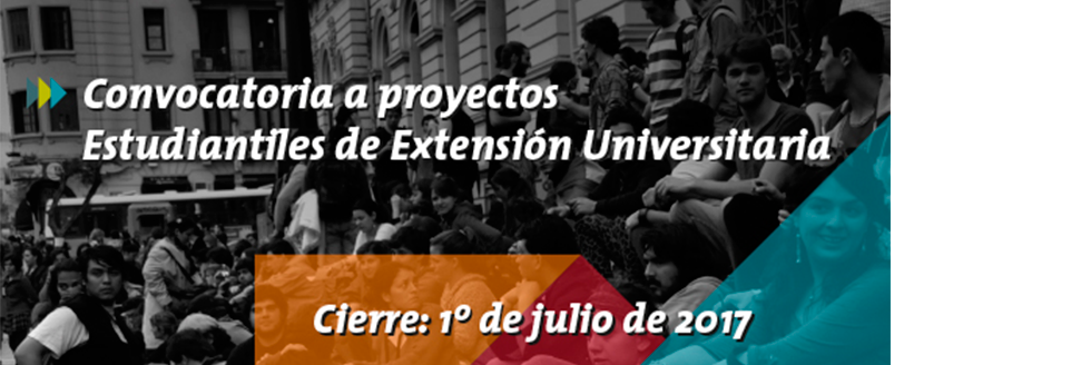 Convocatoria a Proyectos Estudiantiles de Extensión Universitaria