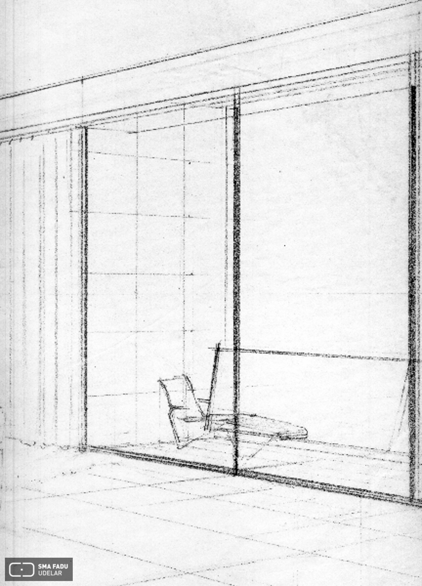 Diseño de mobiliario para vivienda. Croquis de Fresnedo Siri, R.