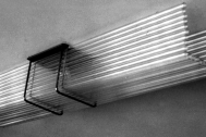 Diseño de luminaria para Edificio de la Comisión Honoraria de Lucha Antituberculosa, arq. Fresnedo Siri, R., 1959.