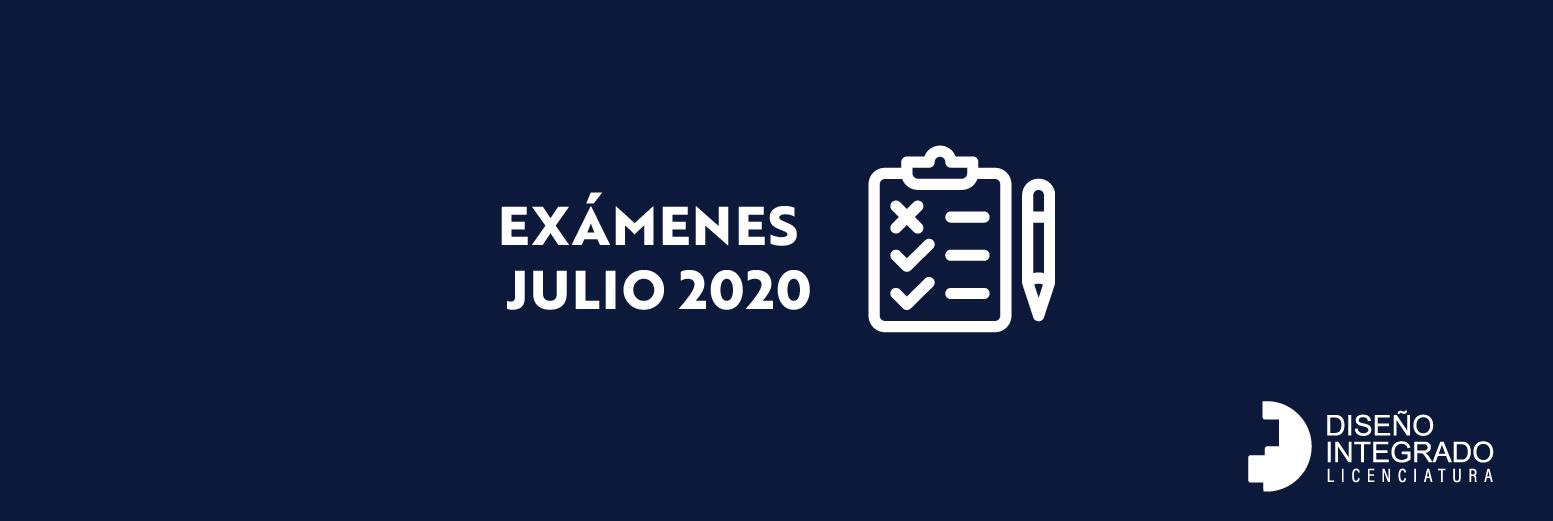 Exámenes Julio 2020