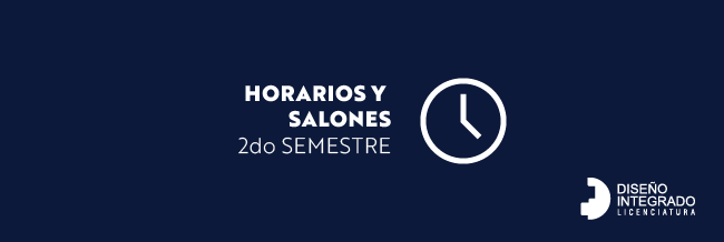 Horarios de cursos segundo semestre 2022