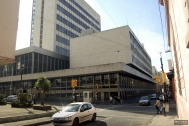 Banco Repúblico O. del Uruguay, arq. AROZTEGUI Ildefonso, 1957-1963, Montevideo, Foto: Tano Marcovecchio 2007