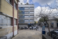 Edificio Barreneche, arq. RODRÍGUEZ FOSALBA, C. A. Salto,Uy. 1956. Foto: Nacho Correa 2016.