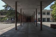 Liceo Dámaso A. Larrañaga, arq. SCHEPS José Dir. Gral Arq. Mº Obras Públicas, 1951-1956, Montevideo, Foto: Verónica Solana 2010