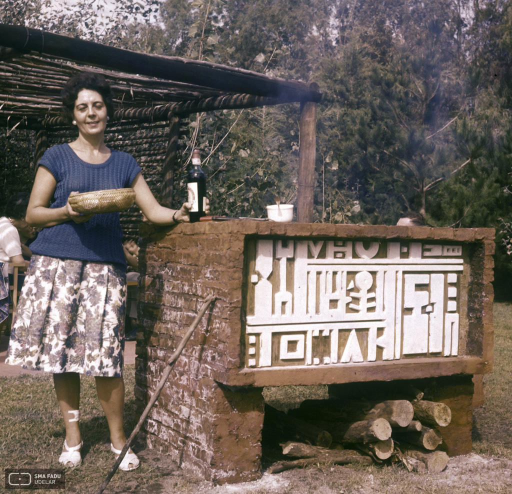 Vivienda Lorente-Mourelle, arq. LORENTE ESCUDERO, R. , Bella Vista, Maldonado, Uy. 1956. Foto: Archivo SMA, Donación Archivo personal del autor.