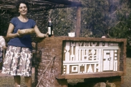 Vivienda Lorente-Mourelle, arq. LORENTE ESCUDERO, R. , Bella Vista, Maldonado, Uy. 1956. Foto: Archivo SMA, Donación Archivo personal del autor.