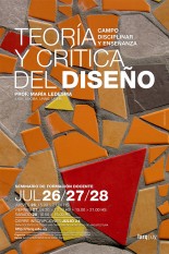 Seminario de formación docente / Teoría y crítica del diseño. Prof. María Ledesma