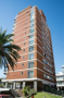 Edificio de apartamentos Il Campanile, arq. PINTOS RISSO, W., Punta del Este, Maldonado, Uy. 1960. Foto: Sofía Ghiazza 2019.