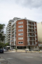 Edificio de apartamentos Biarritz, arq. VILLEGAS BERRO, Francisco, Montevideo, Uy. 1950. Foto: Sofía Ghiazza 2019.