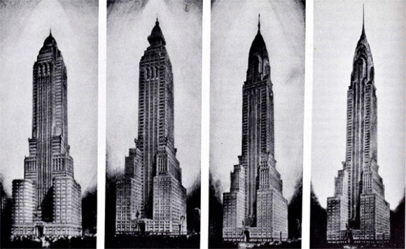 Evolución del diseño del Chrysler Building