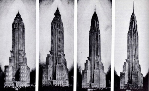 Evolución del diseño del Chrysler Building 