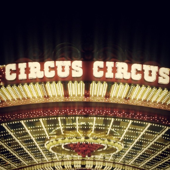 05. Las Vegas. Circus Casino. Letrero frontal. Foto: Pablo Canén.