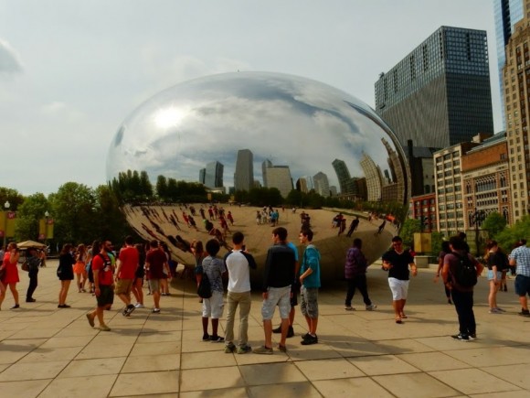 Cloud Gate - Millennium Park - Foto: Roberto Langwagen