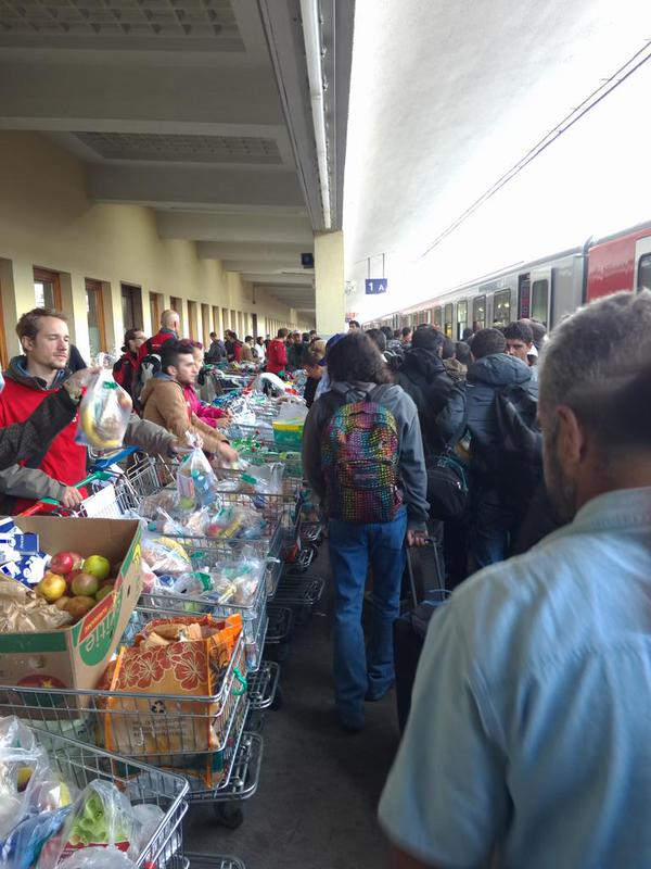 Foto5: 7 de sept estación de tren Viena.