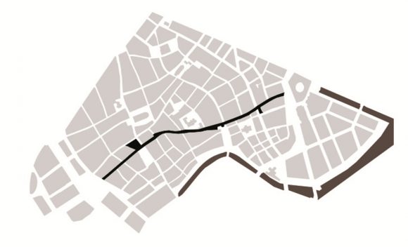 Figura 2: Peatonalización en el centro urbano de Copenhague al año 1962 