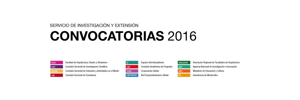 CONVOCATORIAS 2016