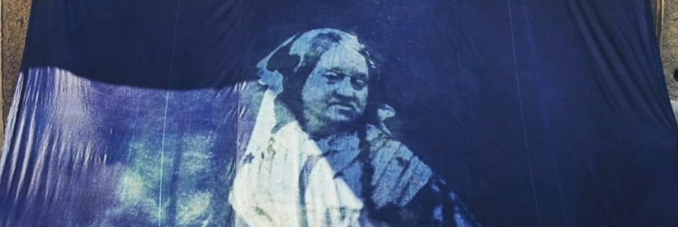 #caption-1 Cianotipia gigante – homenaje a Anna Atkins | FADU