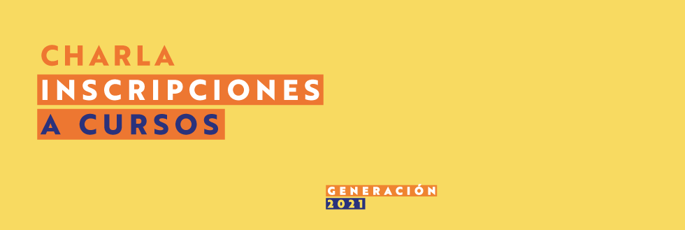 Inscripción a cursos | Gen. 2021