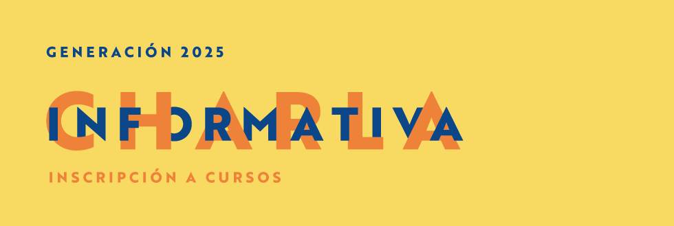 Charla informativa sobre inscripción a cursos