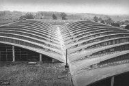 Fábrica TEM S.A., Ing. DIESTE Eladio, Montevidoe, Uy, 1960-1962. Foto original de Estudio Dieste & Montañez