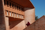 Iglesa Cristo Obrero y Nuestra Señora de Lourdes, Ing. Dieste, E. Atlántida, 1960. Foto de Silvia Montero, 2006