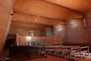 Iglesa Cristo Obrero y Nuestra Señora de Lourdes, Ing. Dieste, E. Atlántida, 1960. Foto de Silvia Montero, 2006