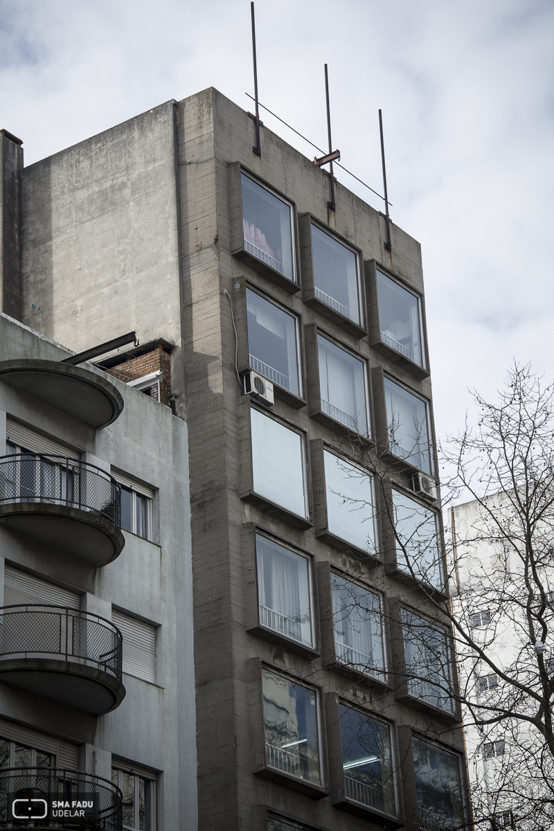 Edificio para la Comisión Honoraria de Lucha Antituberculosa, arq. Fresnedo Siri, R., Montevideo, Uruguay, 1959. Foto: Tano Marcovecchio, 2013.