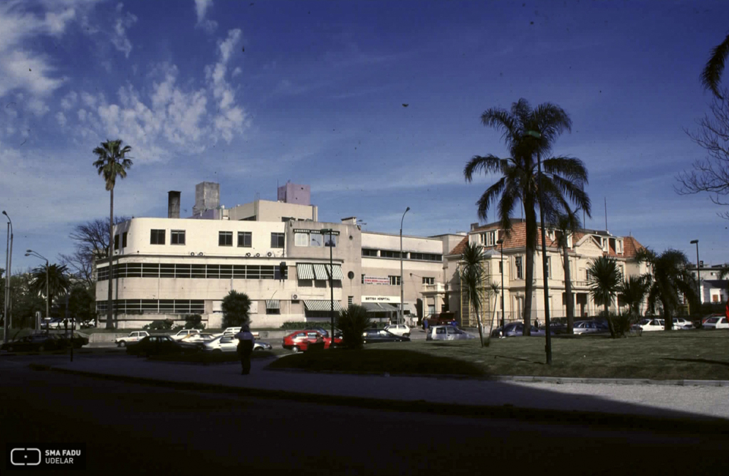 Hospital Británico, Mackinnon, R., arq. Fresnedo Siri, R., Montevideo, Uruguay, 1912 / 1951-1960. Foto: Danaé Latchinian 1998.