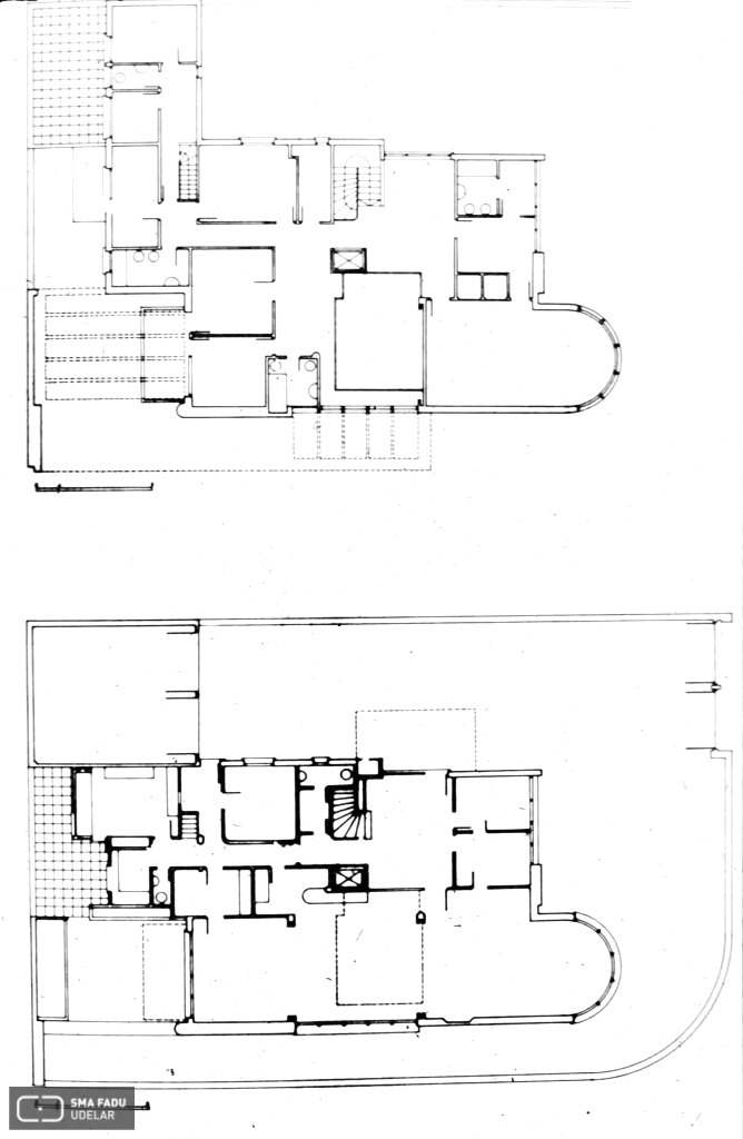 Vivienda Barreira, arq. Fresnedo Siri, R., Montevideo, Uruguay, 1940-1941.