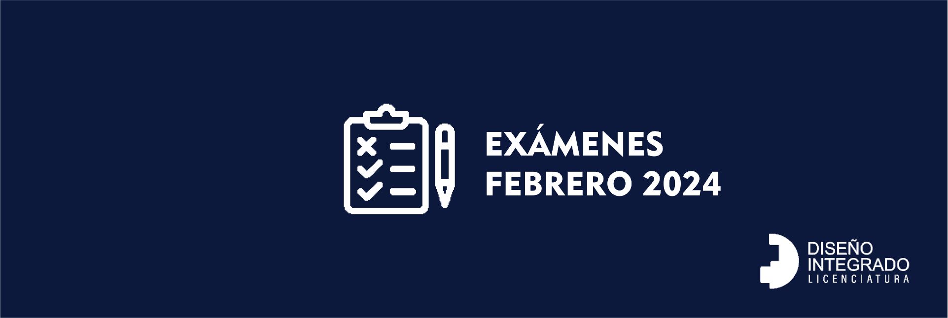 Exámenes Febrero 2024