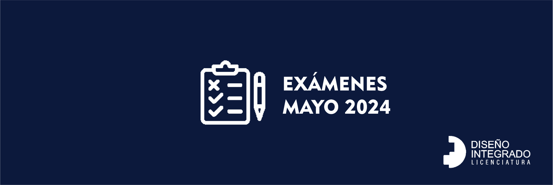 Exámenes Mayo 2024