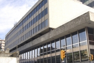 Banco Repúblico O. del Uruguay, arq. AROZTEGUI Ildefonso, 1957-1963, Montevideo, Foto: Tano Marcovecchio 2007