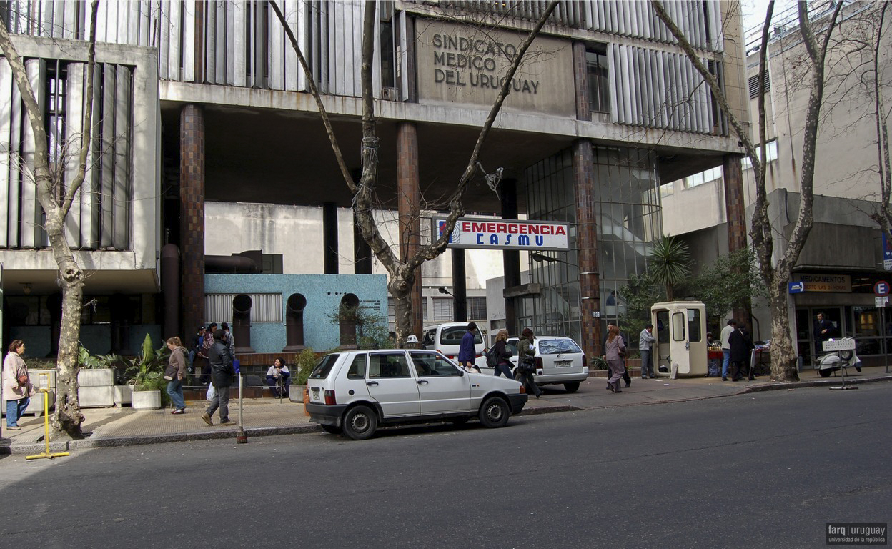 Sanatorio Dr. Ma. Fosalba-CASMU, arqtos. ALTAMIRANO, A. MIERES MURÓ J.M., VILLEGAS BERRO, F., 1949, Montevideo, Foto:  Tano Marcovecchio 2007