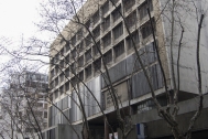 Sanatorio Dr. Ma. Fosalba-CASMU, arqtos. ALTAMIRANO, A. MIERES MURÓ J.M., VILLEGAS BERRO, F., 1949, Montevideo, Foto:  Tano Marcovecchio 2007