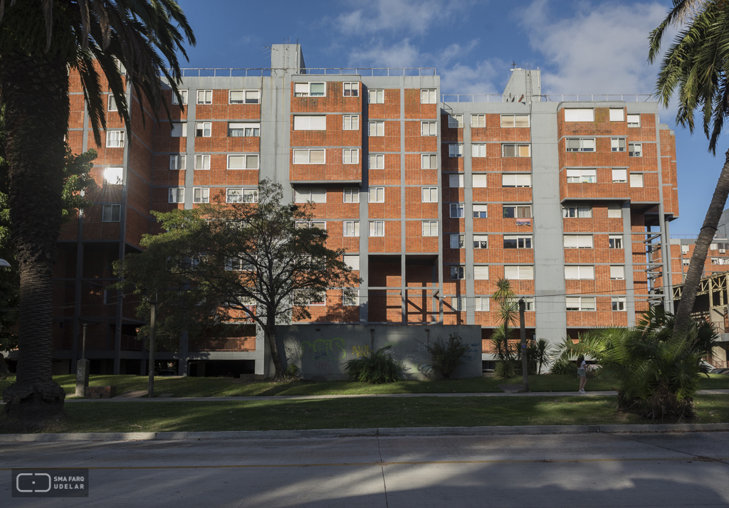 Complejo Bulevar Artigas, Bascans, Sprechmann, Vigliecca, Villaamil, Centro Cooperativista Uruguayo, 1971-74, Montevideo.