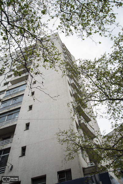 Vivienda de Apartamentos 14 de Mayo, ARBELECHE B. y CANALE M.A., 1947, Montevideo, foto: Silvia Montero 2015