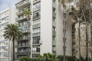 Edificio Cruz del Sur, De los Campos, Puente y Tournier, Arqs, Montevideo 1953. Foto Nacho Correa 2015