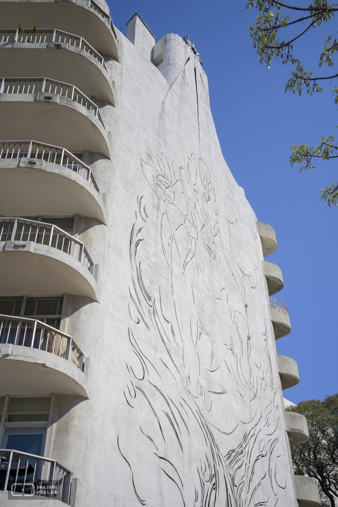 Edificio El Indio,Arq. J. Caprario, Montevideo 1946. Foto: Nacho Correa 2015