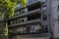 Edifico de Apartamentos El Pais-El Plata, arqtos. De Los Campos, Puente y Tournier,1938 Montevideo, Foto: Nacho Correa 2013