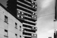 Vivienda de Apartamentos ANCAP, arq. LORENTE ESCUDERO Rafael, 1970, Foto: Archivo SMA Donación Archivo personal del autor.