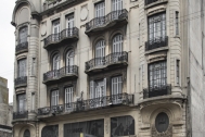 Edificio Mateo Brunet, Tosi, J. Arq. 1920, Montevideo. Foto Silvia Montero 2015