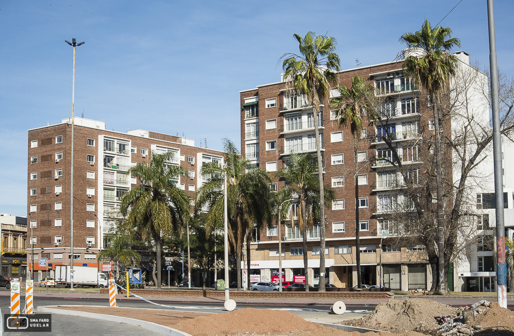 Edificios Niza, París, Madrid, Barcelona, arq. PINTOS RISSO Walter, 1956, Montevideo, Foto Silvia Montero 2015